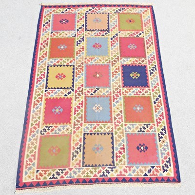 Lot 721 - A Persian qashgai kilim, with all over...