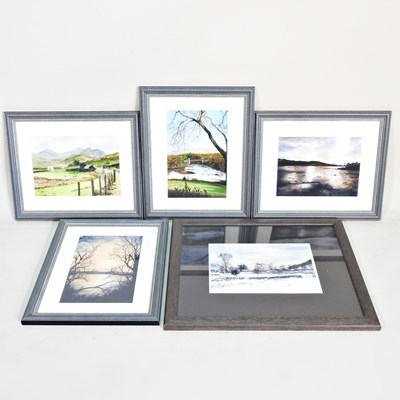 Lot 501 - Tina Holley, contemporary, Sunset Over...