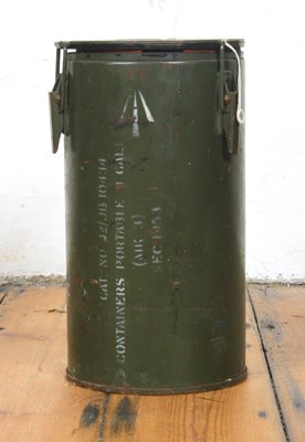 Lot 701 - A 1970s British military food and drink...