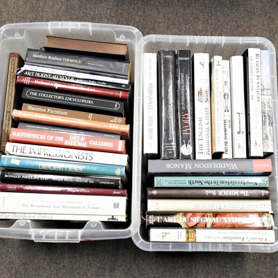 Lot 711 - A collection of reference books, mainly Art...