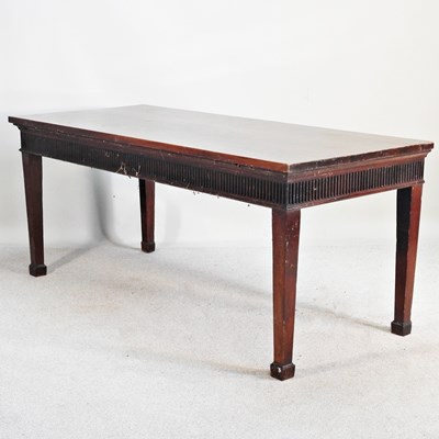 Lot 514 - A large 19th century mahogany console table,...