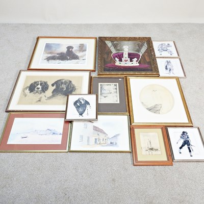 Lot 273 - John Tricket, b1952, labradors, signed limited...