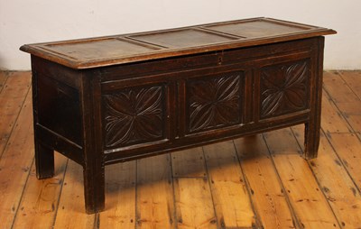 Lot 529 - A late 17th Century/early 18th Century oak...