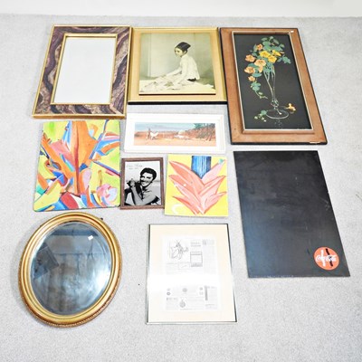 Lot 685 - A collection of pictures, together with an...