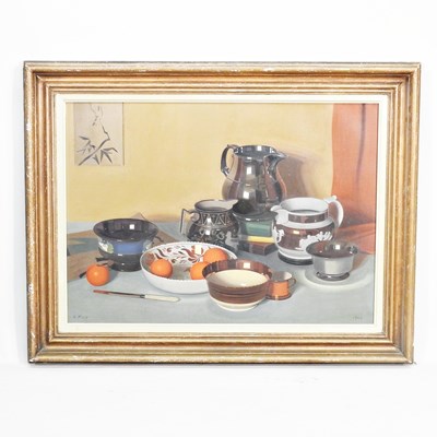 Lot 19 - Cecil George Jackson Hay, b1899, still life of...