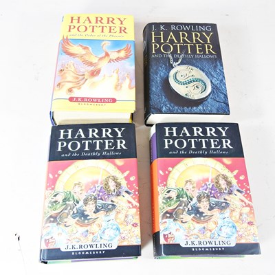 Lot 383 - A collection of three Harry Potter and the...