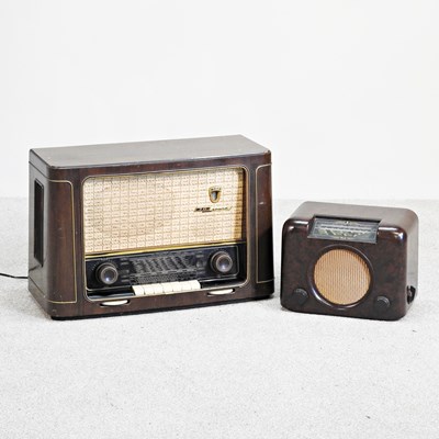Lot 504 - A Grundig 3D sound vintage radio, together...