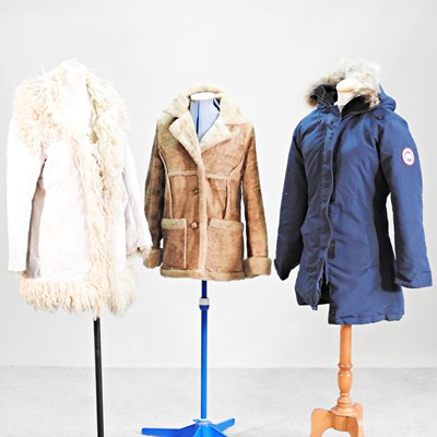 Lot 244 - A Canada Goose ladies' coat, together with a...