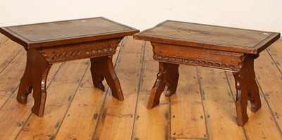 Lot 627 - Two oak occasional tables by Jack Grimble
