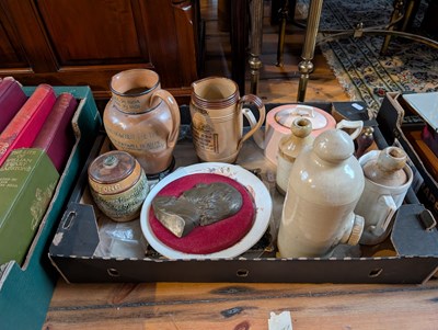 Lot 732 - A collection of books, ceramics and other...