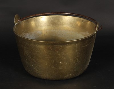 Lot 772 - A Victorian brass preserve pan