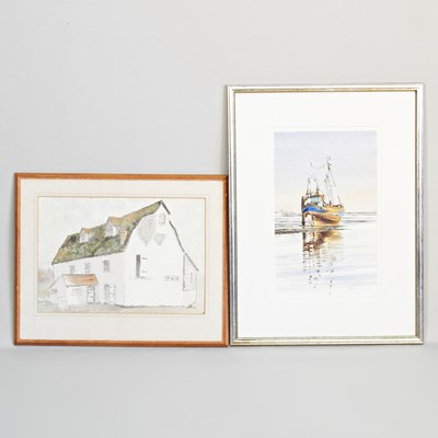 Lot 169 - James Weaver, 20th century, fishing boat,...