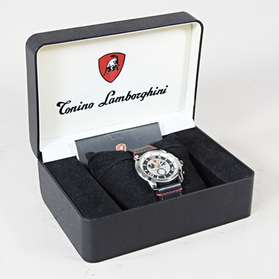 Lot 686 - A Lamborghini wristwatch, boxed