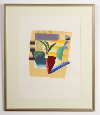 Lot 382 - English school (20th century), two abstract...