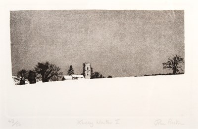 Lot 375 - John Preston, Kersey Winter 1, etching 43/50,...