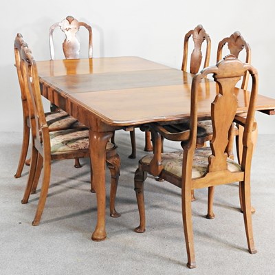 Lot 385 - An early 20th century walnut Queen Anne style...