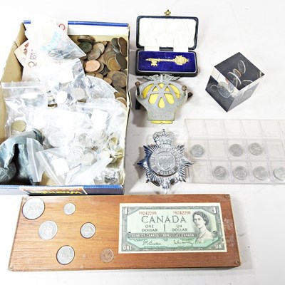 Lot 145 - A collection of 19th century and later coins,...