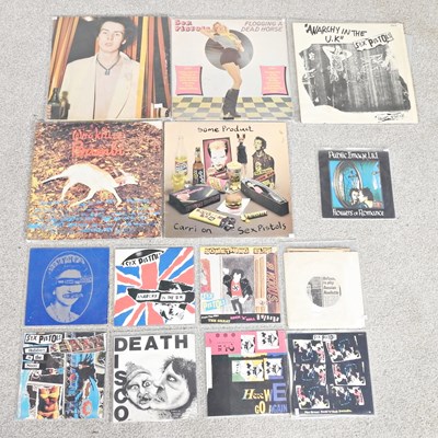 Lot 160 - A collection of Sex Pistols vinyl records, to...