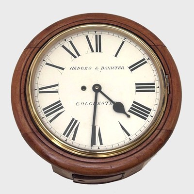 Lot 376 - A 19th century dial clock, the painted dial...
