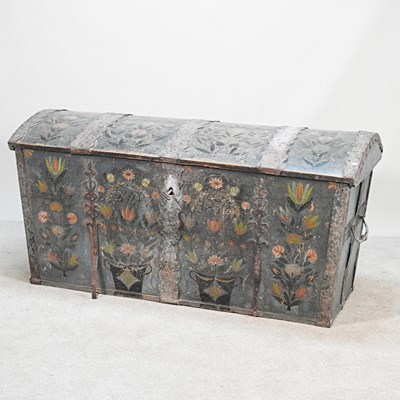 Lot 39 - A large early 19th century Danish painted pine...