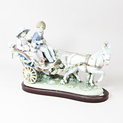 Lot 405 - A large limited edition Lladro porcelain...