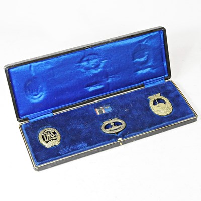 Lot 583 - A set of World War II German military badges,...