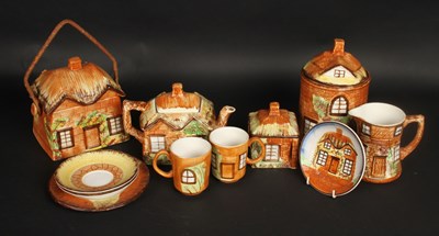 Lot 671 - A cottage Ware Tea set for two by Price...
