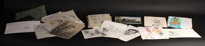 Lot 369 - A collection of various loose paintings,...