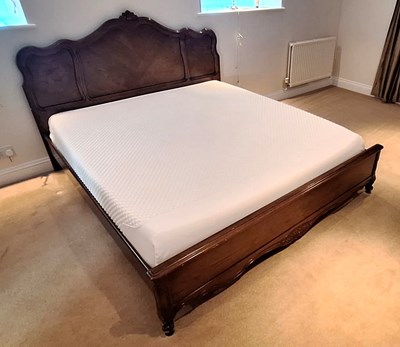Lot 472 - A French style Superking bed frame