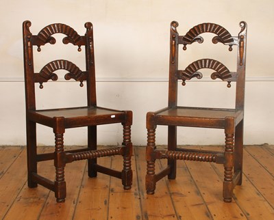 Lot 537 - A pair of antique style Yorkshire/Derbyshire...