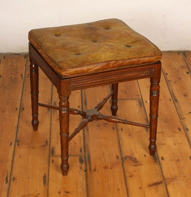 Lot 579 - An Edwardian boxwood-inlaid dining chair,...
