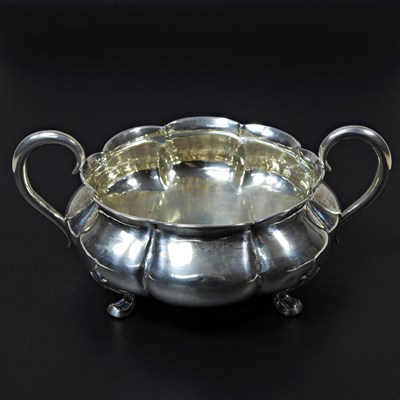 Lot 12 - An early 20th century Danish silver sucrier,...