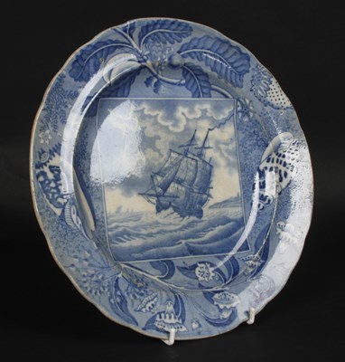 Lot 22 - An English earthenware plate from the Shipping...