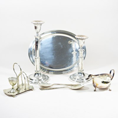 Lot 442 - A pair of early 20th century telescopic silver...