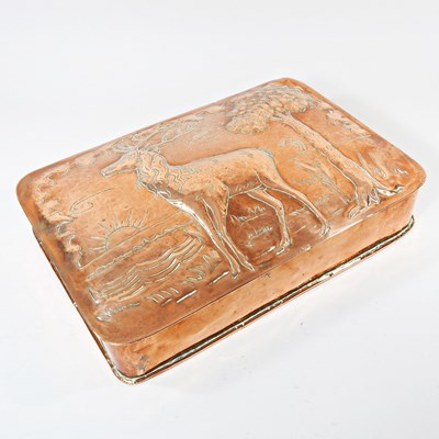 Lot 554 - An Arts and Crafts copper mould, of...