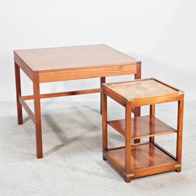 Lot 410 - A Danish teak occasional table, designed by...
