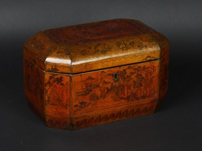 Lot 189 - A 19th century Chinese black and gilt...
