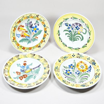Lot 233 - A set of four 1970s Kellinghusen faience...