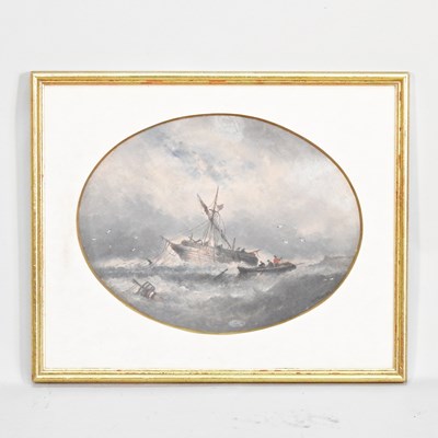 Lot 673 - William McAlpine, 19/20th century, Wreck off...