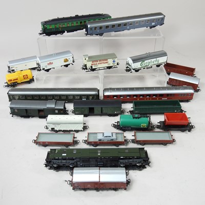 Lot 515 - A collection of Marklin HO gauge model railway...