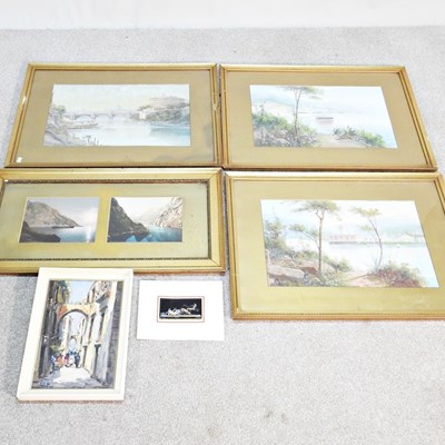 Lot 606 - Gianni, 20th century, Italian landscape,...