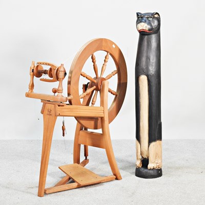 Lot 212 - A modern spinning wheel, by Ashford of New...