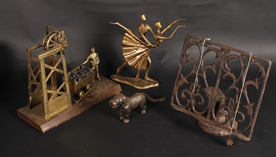 Lot 766 - A mixed lot, including a recipe book holder /...