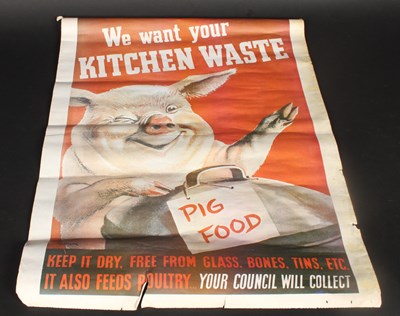 Lot 514 - A World War II propaganda poster, We want your...
