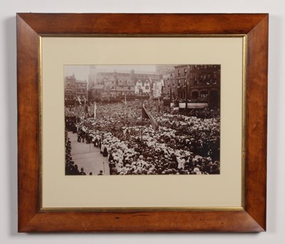 Lot 387 - A vintage photograph of Norwich Market Place...