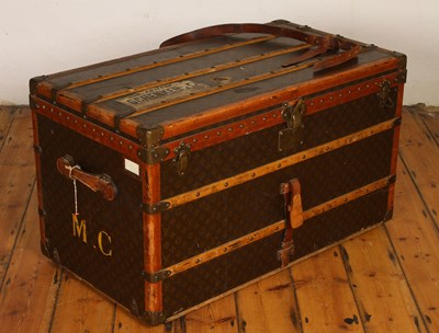 Lot 171 - A Louis Vuitton travelling trunk, early 20th...