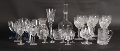 Lot 681 - A collection of cut glass and crystal...