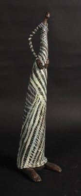 Lot 264 - Alice Palser (b.1938), stylised ceramic figure,...