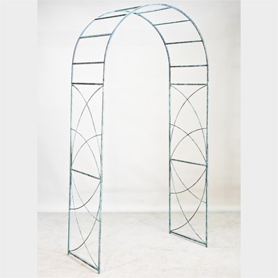Lot 199 - A metal garden arch