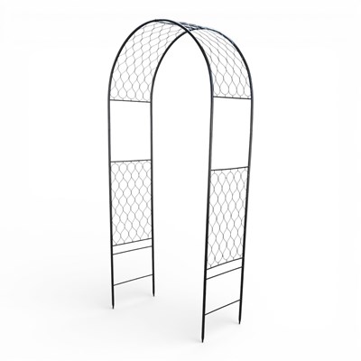 Lot 623 - A metal garden arch